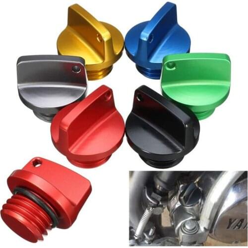 Motorcycle Oil Filler Cap CNC Aluminum Engine Oil Filler Plug for Honda CRF Yamaha YZ XSR900 Kawasaki Ninja Suzuki Ducati