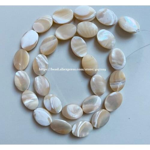 9th Aug Free Shipping Natural Brown Trochus Sea Shell Oval Loose Beads 10x15 15x20MM Pick Size For Jewelry Making
