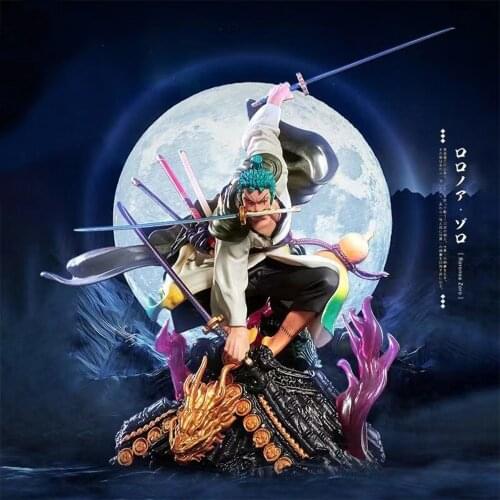 New One Piece 18cm Anime Figure Roronoa Zoro Three-blade Sa-maximum Manga Anime Statue PVC Action Figure Collection Model Toys