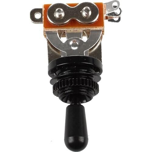 Black Tip 3 Way Toggle Switch Pickup Selector for Electric Guitar