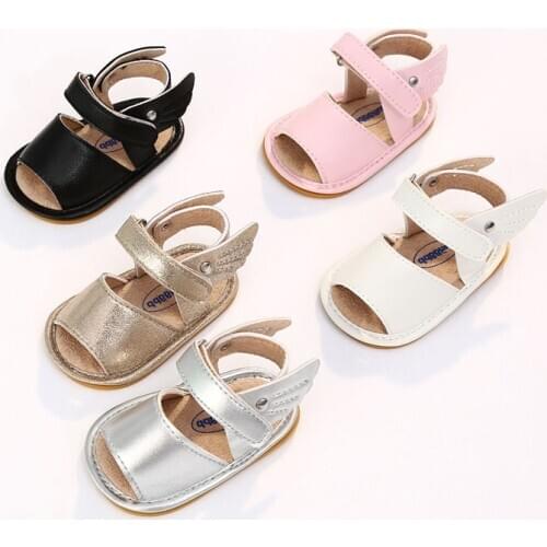 Baby Shoes Boys Girls New Summer Solid Wing Fashion Shoes Newborn Infant Toddler Soft Rubber Sole Beach shoes Unisex