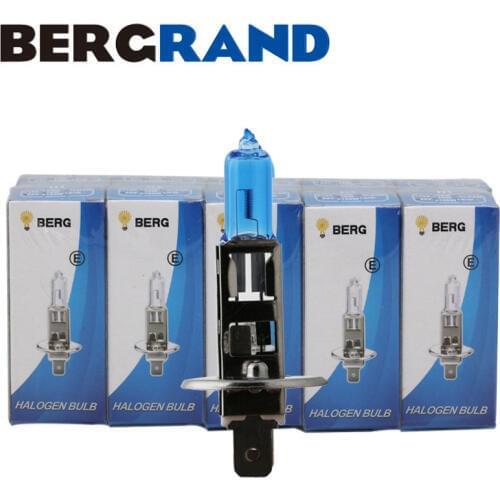 10PCS 12V H1 100W Halogen Lamp 4300K Xenon Super White Fog Lights Bulb High Power Car Headlight Lamp Light Source Offroad