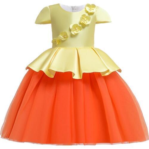 Summer Tutu Dress For Girls Dresses Kids Clothes Wedding Events Flower Girl Dress Birthday Party Costumes Children Clothing