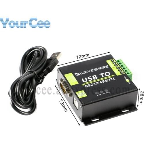 FT232RL USB to RS232/RS485/TTL UART Communication Module Serial Bidirectional Industrial Grade with Isolation