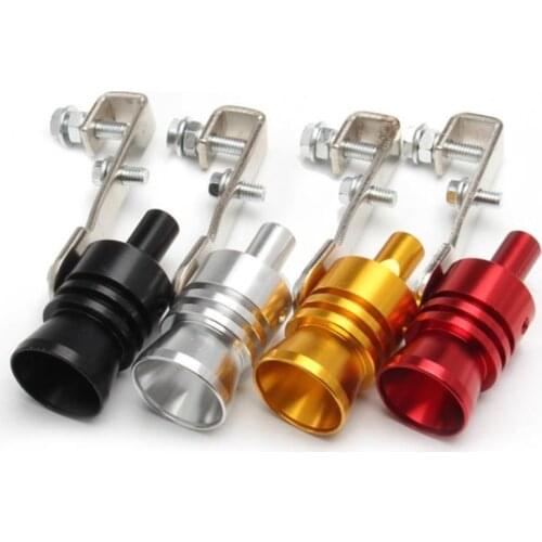 Motorbike Car Exhaust Fake Turbo Whistle Pipe Sound Muffler Blow Off Valve Universal Simulator Whistler