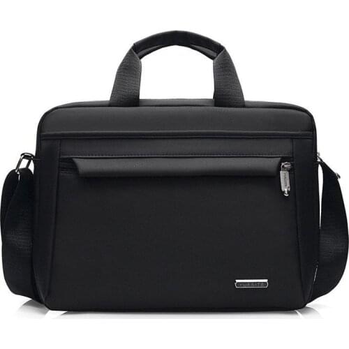 Mens business casual laptop bag Oxford cloth waterproof lightweight fashion one-shoulder business briefcase trendy mens bag