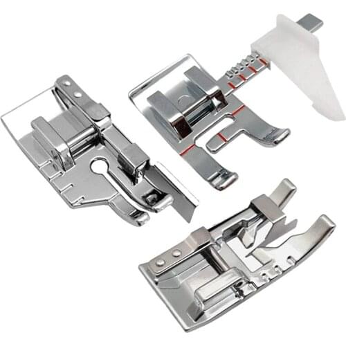 HOT-Sewing Machine Presser Foot Set-1/4 Inch Quilting Foot/Adjustable Guide Sewing Presser Foot/Edge Joining Stitch In The Dit
