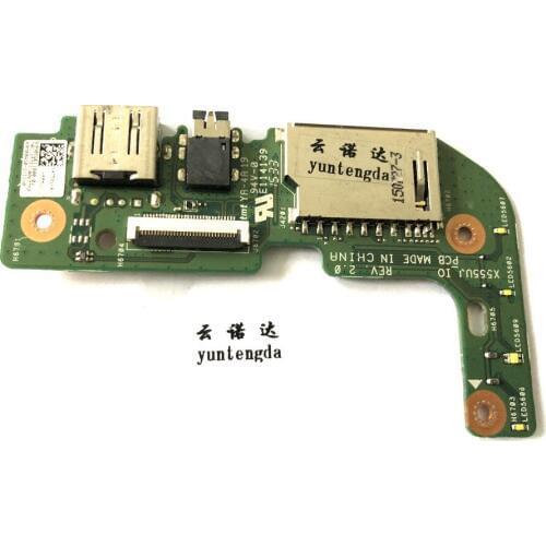 Originally used in ASUS X55UJ USB Small Board REV 2.0 USB