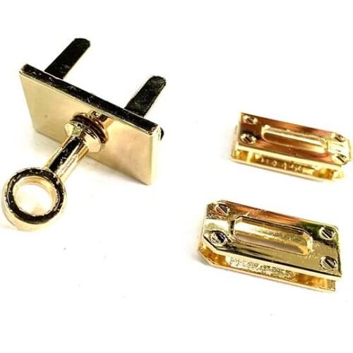 Rectangle eyelets lock hanger for handbags purse hardware wholesale fashion