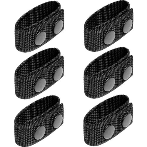 6pcs Nylon Duty Belt Keeper 2" 2.25" Wide Belt Security Tactical Belt Combat Military Equipment Accessories