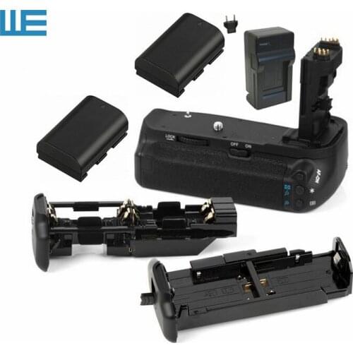 BG-E9 Battery Grip+IR Remote Control+LP-E6 Battery Holder+AA Battery Holder+2X LP-E6 Batteries+Charger for Canon EOS 60D 60Da
