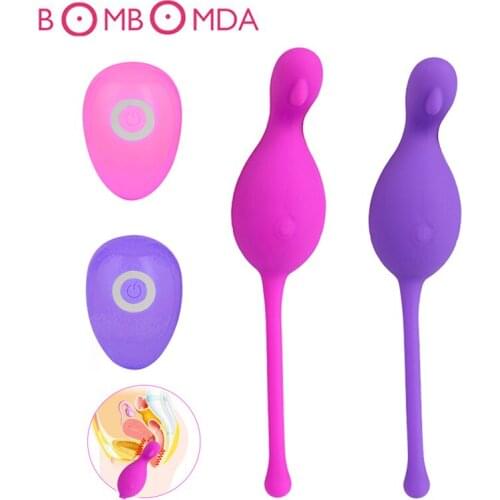 Silicone Vibrator Egg Wireless Remote Control USB Chargeable G Spot Stimulate Vagina Vibration Massager Adult Sex Toys for Women