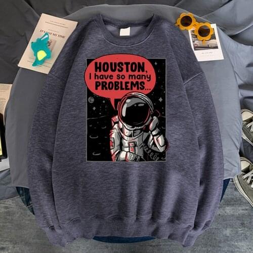 Call From Space Astronaut Fashion Print Mens Hoodie New Creativity Sweatshirt O-Neck Pullover Hoody Autumn Fleece Streetwear