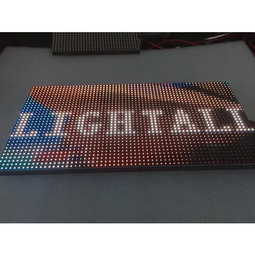 P10 LED Module outdoor 320*160mm 32*16pixels 3in1 SMD 1/4 scan RGB P10 full color LED module for 36pcs per package LED Panel