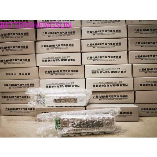 Ultrasonic SF6 sulfur hexafluoride + oxygen dual gas sensor SF6-2000