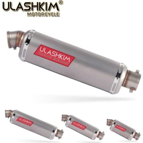 Universal Motorcycle Exhaust Muffler Pipe GROM MSX125SF Ape100 NSF100 XR50Motard Ape50 CBR250RR FTR223 CBR250R CBR150R RVF400