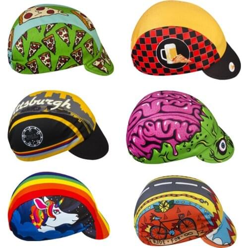 Zombie Cycling Cap Funny Road Bicycle Hat Cartoon Bike Headwear Men and Women Gorra Ciclismo