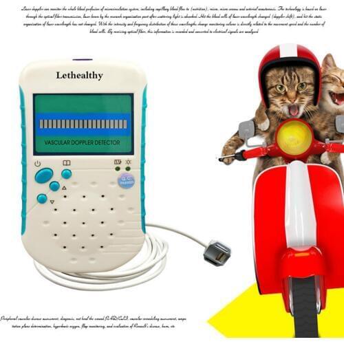 Veterinary 9Mhz flat probe detector animal vascular blood flow velocity vascular doppler
