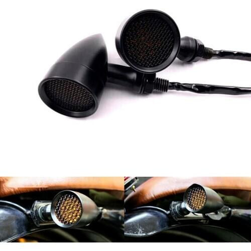 Waterproof 10MM Aluminum Alloy Motorcycle Turn Signal LED Light Indicator Blinker Flasher Fit For All Harley