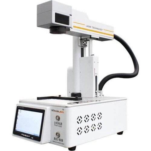 M-Triangel 20W Fiber Laser Engraver Machine DIY LCD Separator for Leather Glass Metal Wood Cutting Compact CNC Printer En