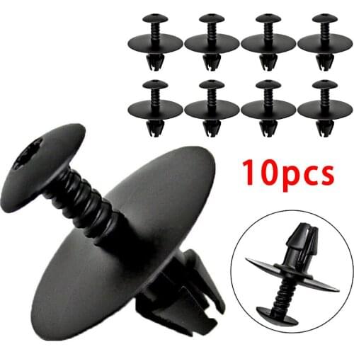 10Pcs Side Skirt Clips Rocker Panel Cover Clips For Mercedes 0019900192 Trim Panel Clips High Quality