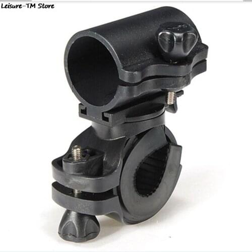 1Pc New LED Torch Bracket Mount Holder Sports Accessories Bicycle Lights Mount Holder 360 Rotation Cycling Bike Flashlight