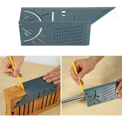 2019 Woodworking 3D Mitre Angle Measuring Square Size Measure Tool With Gauge Ruler Tools Dropshipping