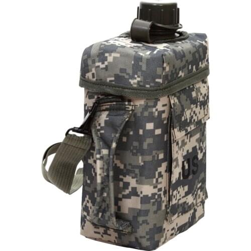 2L PVC Military Water Bottle Portable Practical Tools for Outdoor Sport Hunting Hiking Camping Travel Kettle Thermal Insulation