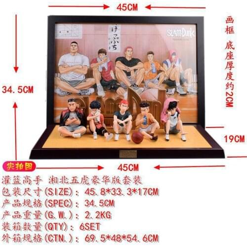 Anime Slam Dunk The Shonoku Five Tigers Kaede Rukawa Sakuragi Miyagi Akagi Decisive Battle Deluxe Edition Scene