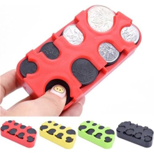 Car-styling Auto Coin Holder Storage Box Car Euro Coin Case Plastic Money Container Organizer Stowing Tidying
