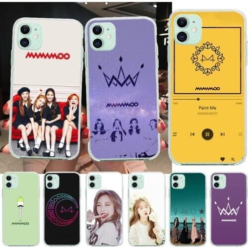 CUTEWANAN kpop MAMAMOO Bling Cute Phone Case for iPhone 11 pro XS MAX 8 7 6 6S Plus X 5S SE 2020 XR cover