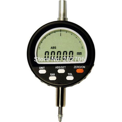 5 keys ABS Tol Electronic Digital Micron Indicator 0.001 mm 0-12.7 mm digital dial gauge 0.001 mm digital indicator