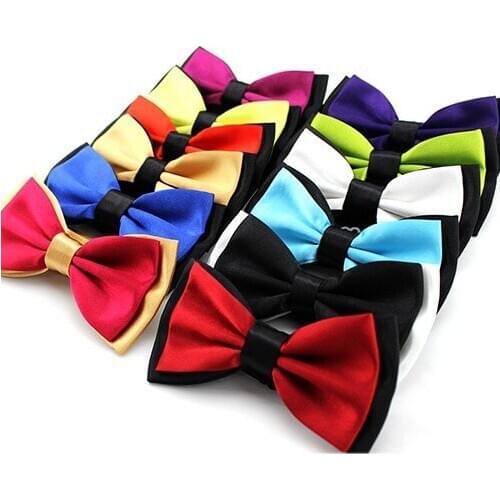 Bowtie men formal necktie boy Mens Fashion business wedding bow tie Male Dress Shirt krawatte legame gift 2-Color Necktie