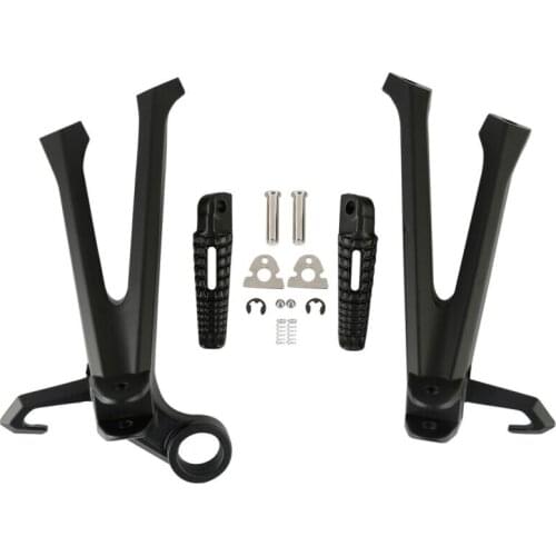 Motorcycle Rear Foot Pegs Footrest Bracket For Suzuki GSXR 600 750 2011-2018 2012 Passenger