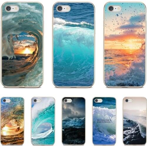 For Xiaomi Redmi 2 S2 3 3S 4 4A 5 5A 5 6 6A 7A 9 9T 9C 9A Pro Pocophone F1 Soft Cover Summer-nature-sea-blue-Ocean-Waves
