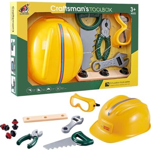 Toy Boy Repair Tools Children Simulation DIY Tool Set Designed With 1: 1 Simulation Tools Made Of Strong Safe Materials