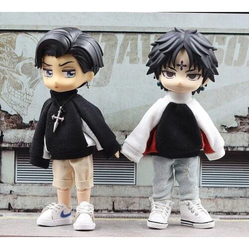 Ob11 GSC DOLL DDF BJD YMY body9 Molly color patchwork sweater doll clothes