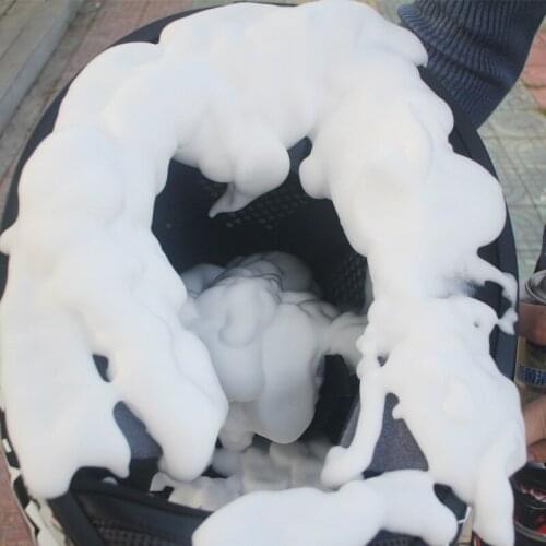 Race collar motorcycle helmet cleaner foam cleaner water-free decontamination sterilization deodorant dry cleaning spray