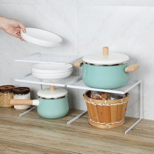 Kitchen Organizers Minimalism Kitchen Storage Shelf Dish Drying Rack Modern Closet Kitchen Organizer Bowl Holder