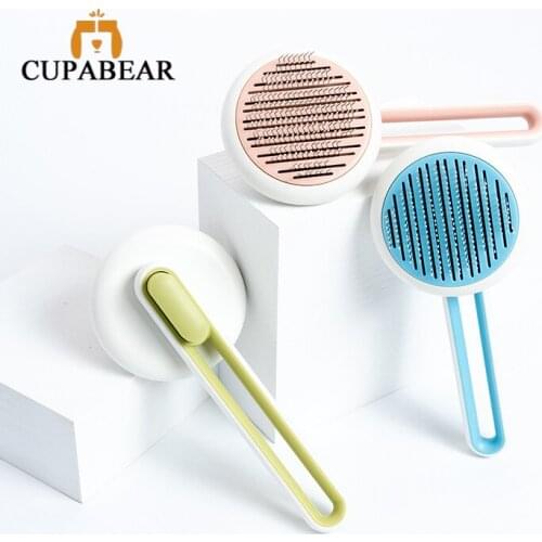 Pet Dog Hair Grooming Comb Soft No Hurt Stainless Steel Needle Cat Hair Remover Brush for Large Small Puppy Cleaning Accessories