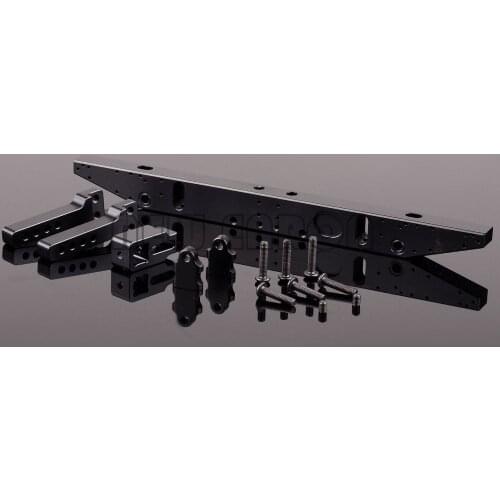 RC Aluminum Rear Bumper 1 Set Black 8236 For RC Car 1/10 Traxxas TRX-4 Trx4 TRX-6 Trx6 NEW ENRON 1:10