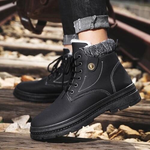 Мужские зимние ботинки ROvnsHE China At AliExpress