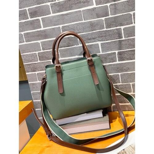 Genuine Messenger Fashion Bags Elegant Leather Bag Handbag Cowhide Crossbody Women For Women Lady Temperament Portable Bag Tote