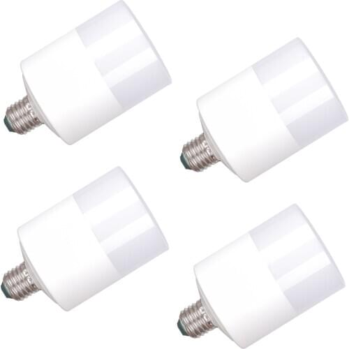 4 Pack LED Light Bulb Bright Daylight White 6500K E27 Base Non-Dimmable for Home Light Photography Softbox Photo Video Studio