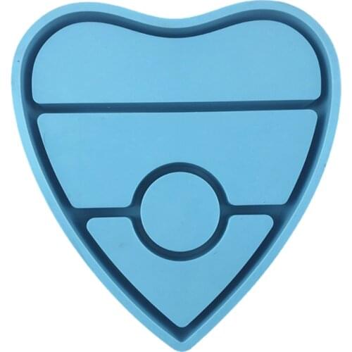 Heart Shaped Jewelry Organizer Epoxy Resin Mold Storage Box Casting Silicone Mould DIY Crafts Home Decor Making Tools