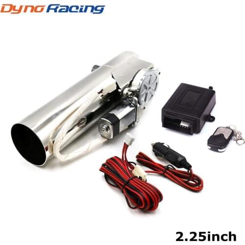 2.25'' inch 57mm Exhaust Control Valve Exhaust Pipe Electric Pipe Exhaust Electrical Cutout With Remote Control