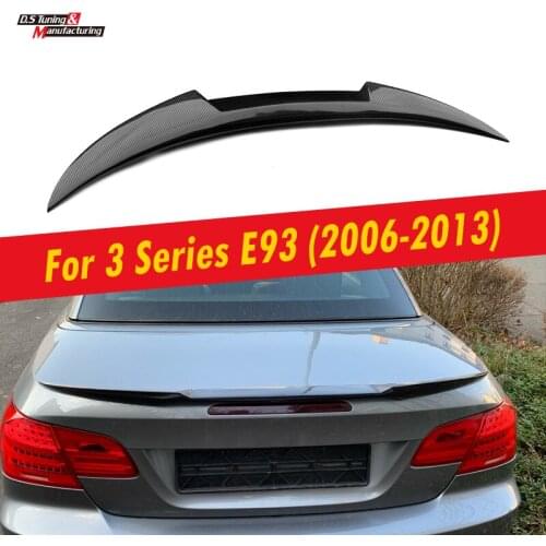 Rear Spoiler Trunk Wing for BMW 3 Series E93 2-door Cabriolet 2006 - 2013 Carbon Fiber
