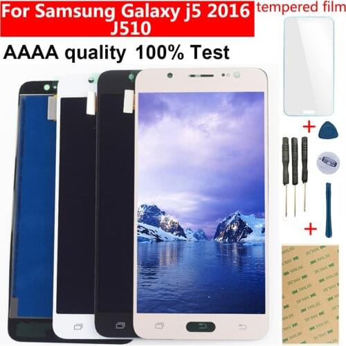 LCD For Samsung Galaxy j5 2016 Display Touch Screen Digitizer Assembly Frame For Samsung J510F LCD 510FN J510M J510Y J510G J510