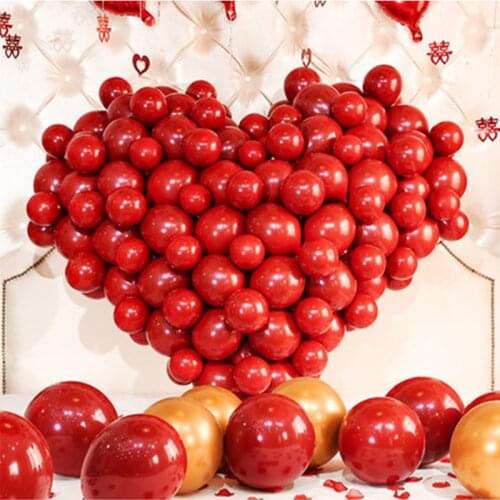 12 Inch 1.8g 10/20Pcs Regular Red Latex Balloons Banquet Room Birthday Party Kids Toy Balloons Wedding Decoration Globos