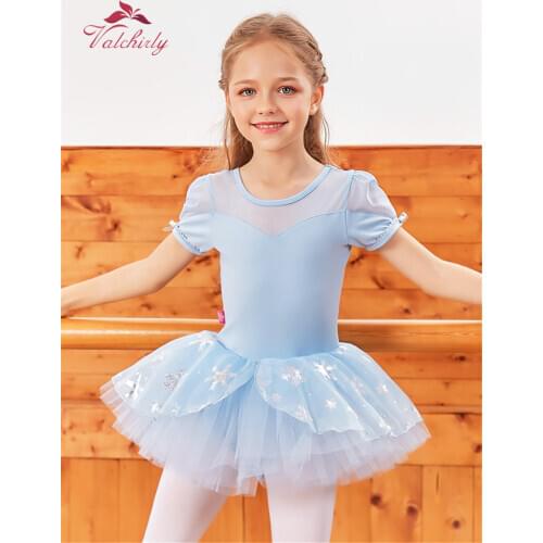 2020 Summer Kids Cotton Dance Dress girls Practice clothes childrens Performance clothes Ballet Skirt